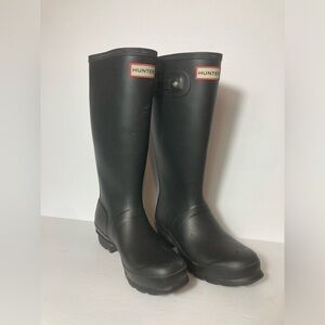 Hunter rubber boots US 5G 4B black